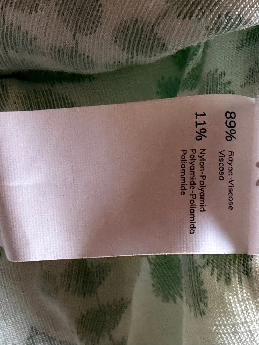 CUPSHE NWT Green and White Floral Sleeveless Dress